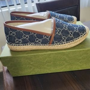 Authentic Gucci Women's Jacquard Espadrilles *Like New!***